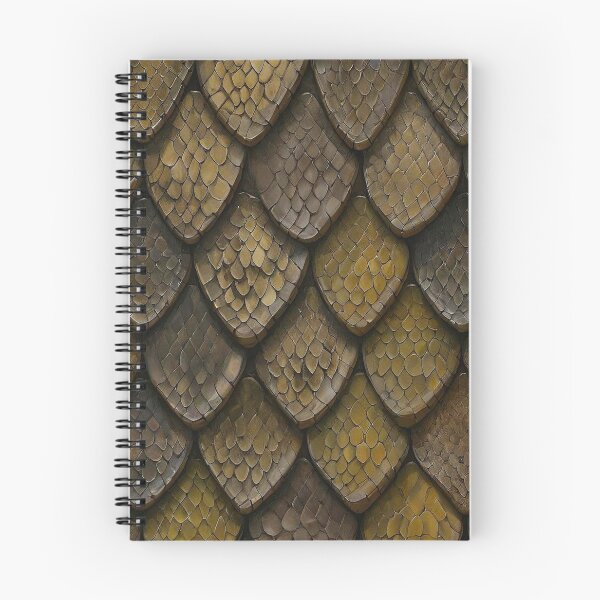 Item preview, Pattern of brown diamond-shaped scales. designed and sold by Giulivo Store Graphic.