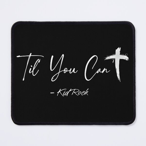 Item preview, Til You Can’t Vintage Rock Faith Cross Typography Classic T-Shirt designed and sold by BelindaVDavis.
