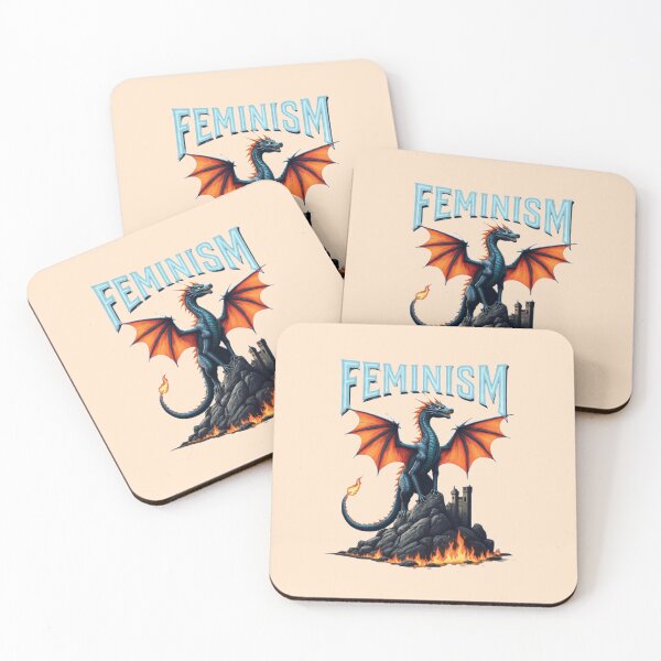 Item preview, Feminism Dragon - Bold Fantasy Empowerment Design designed and sold by PriyaMagic.
