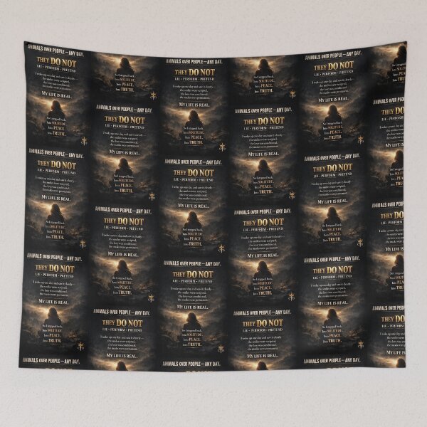 Item preview, animals over people real life truth peace  designed and sold by ocd_Jessica.