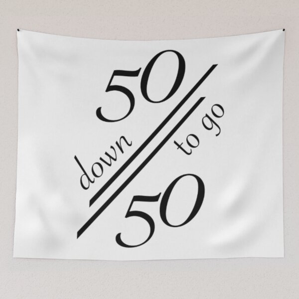 Item preview, 50 down 50 to go with stylish black lines designed and sold by Rusya26.