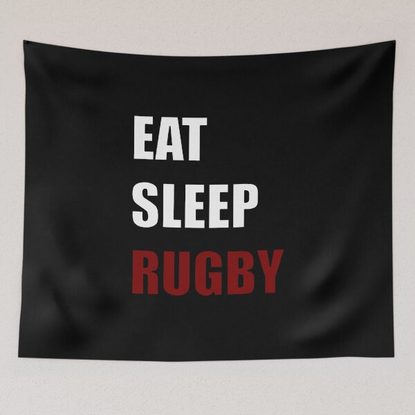 Item preview, Eat Sleep Rugby gift designed and sold by oxoxoxo.