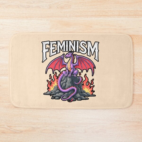 Item preview, Powerful Dragon Guarding Castle Feminist Statement designed and sold by PriyaMagic.