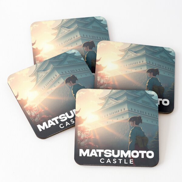 Item preview, Matsumoto Castle Japan anime card designed and sold by UrbanTRIP.