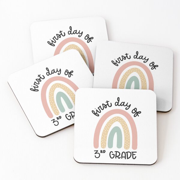 Item preview, First day of 3rd Grade Sticker - student gift - boho classroom decor designed and sold by MadebyMaggie-03.