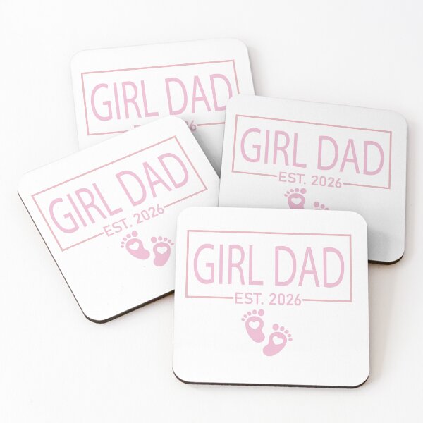 Item preview, Girl Dad Est. 2026 Logo Dad 2026 Father Girl Dad To Be 2026 designed and sold by QUOTABLE STICKERS.