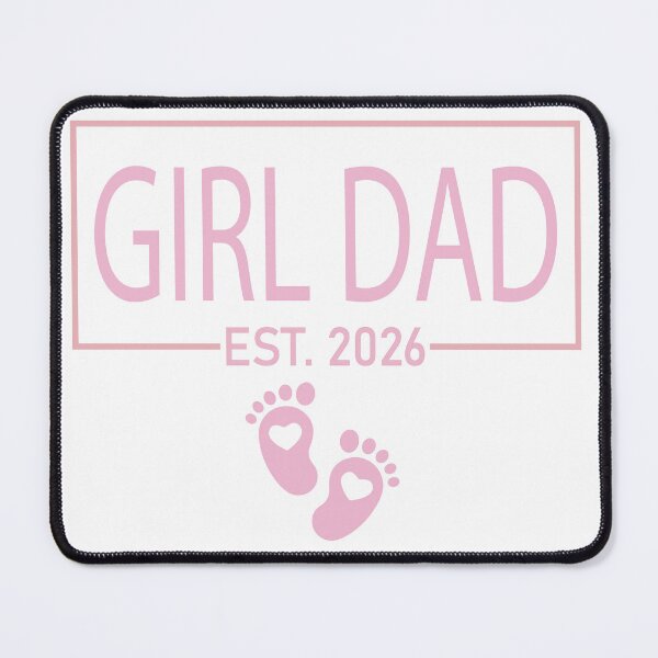 Item preview, Girl Dad Est. 2026 Logo Dad 2026 Father Girl Dad To Be 2026 designed and sold by QUOTABLE STICKERS.