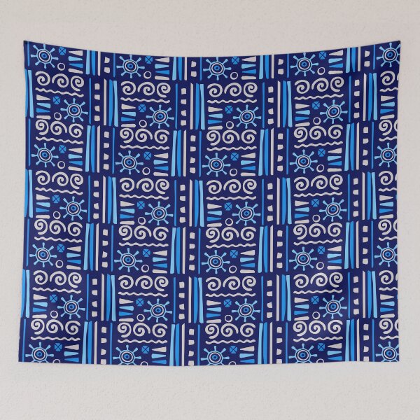 Item preview, Unique Native Symmetry - Ethnic Polynesian Tribal  - One Year Anniversary Gifts designed and sold by RoyalStarsPatts.