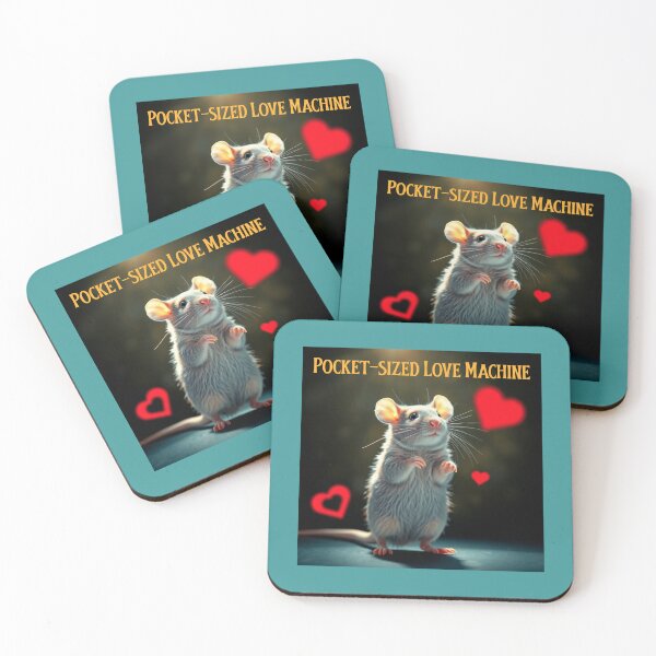 Item preview, Pocket-sized Love Machine Pet Rat designed and sold by Sachie's Studio.
