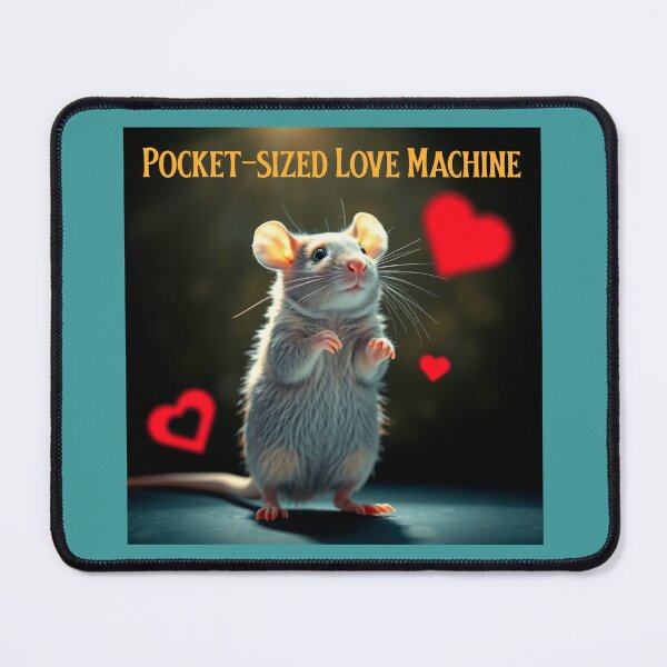 Item preview, Pocket-sized Love Machine Pet Rat designed and sold by Sachie's Studio.