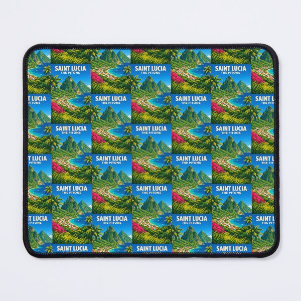 Item preview, Saint Lucia Petit Gros Piton seaside designed and sold by scicilysimonee.