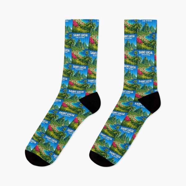 Item preview, Saint Lucia Petit Gros Piton seaside designed and sold by scicilysimonee.