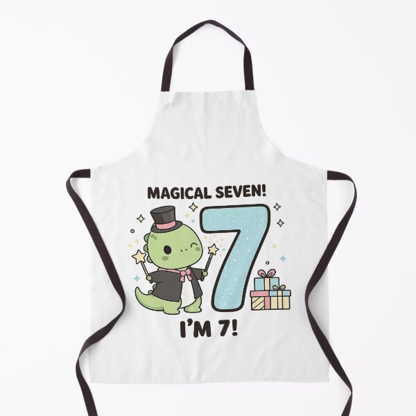 Item preview, Magical Seven Dinosaur – Cute 7th Birthday Wizard Dino – I’m 7 Kids Birthday Gift designed and sold by MeeraArts&Crafts.