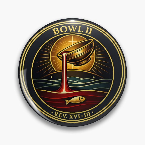 Item preview, Bowl II — The Sea Turns (Rev. 16:3) designed and sold by Sanctum Icons.