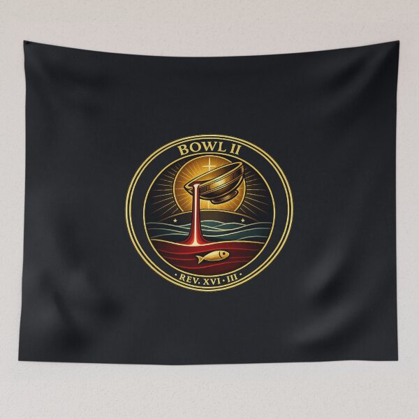 Item preview, Bowl II — The Sea Turns (Rev. 16:3) designed and sold by Sanctum Icons.