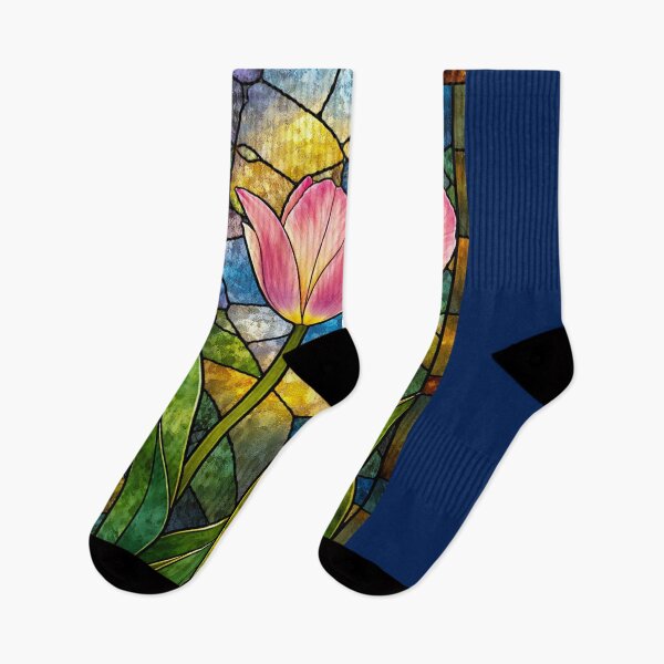 Item preview, Stained Glass Tulips designed and sold by DonnaMariePhoto.