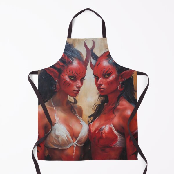Item preview, Red Hot Evil Demon Twins designed and sold by darklustergifts.