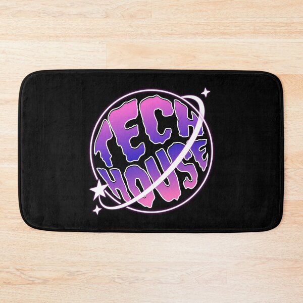 Item preview, TECH HOUSE  - Neon Glow (white)  designed and sold by Discothreadz.