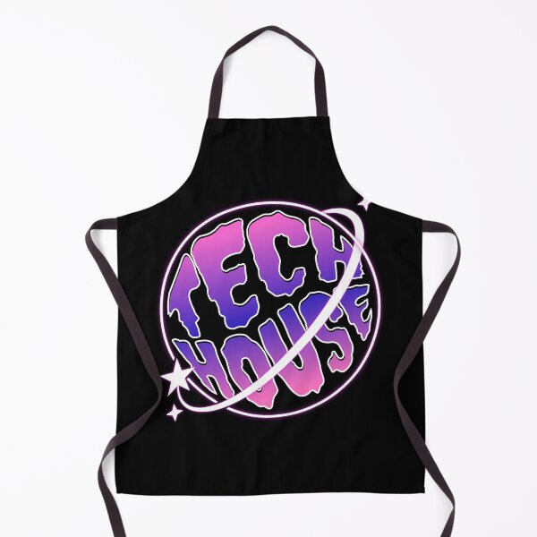 Item preview, TECH HOUSE - Neon Glow (white) designed and sold by Discothreadz.