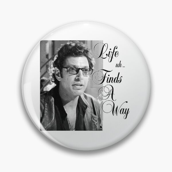 Item preview, Jurassic Park Life Finds a Way Ian Malcolm designed and sold by greenspacefing.