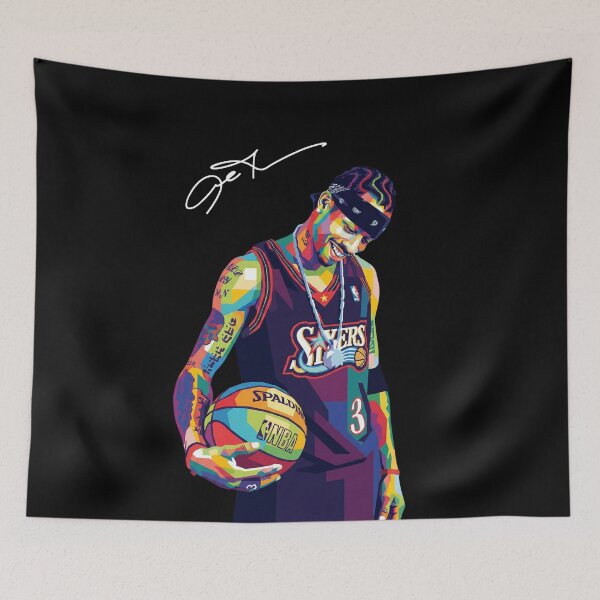 Item preview, Allen Iverson Sixers Pop Art designed and sold by SiksisArt.
