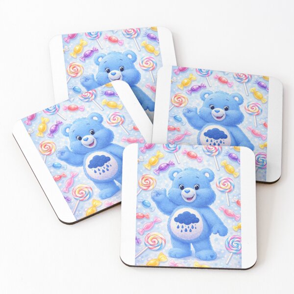 Item preview, Cute Blue Teddy Bear Care Bears designed and sold by CleanInkStudio.
