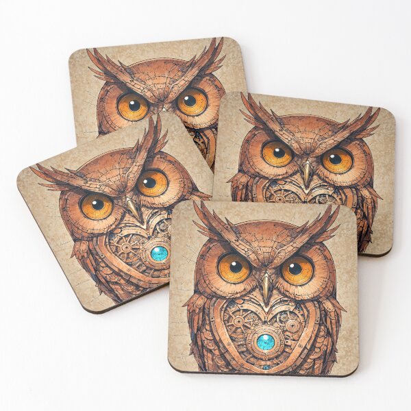 Item preview, Steampunk Mechanical Owl Messenger designed and sold by The Dream Lab.