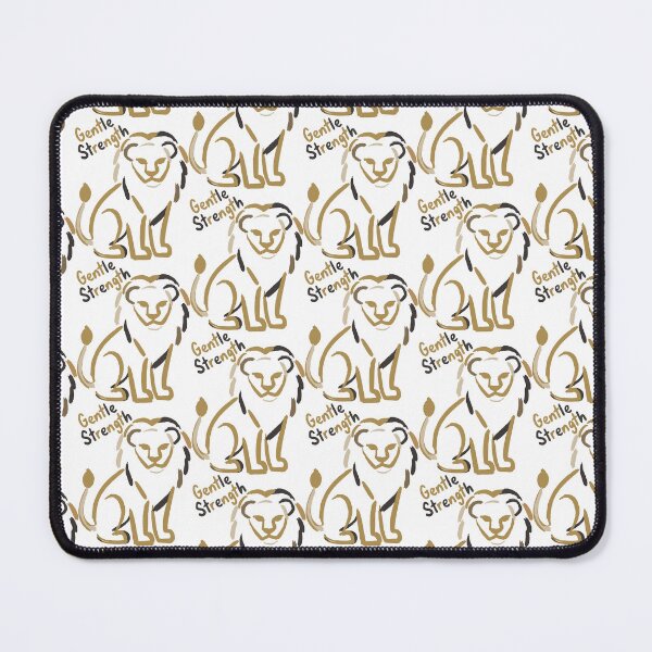 Item preview, Gentle Strength Lion Minimalist Motivation designed and sold by OuSfian1.