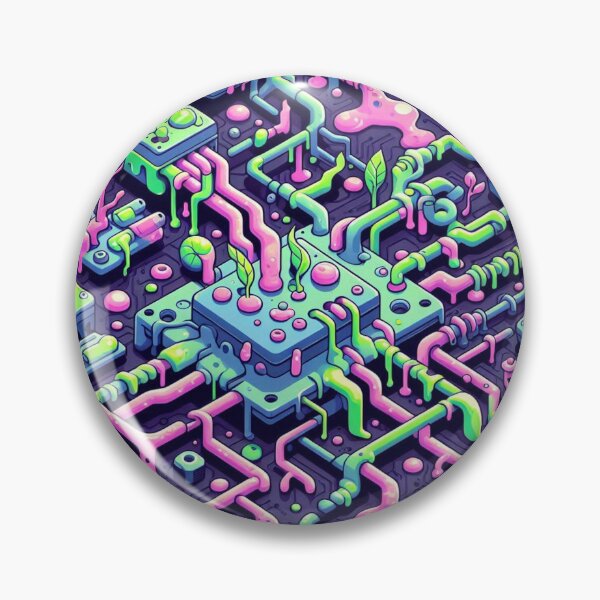 Item preview, Neon Board Sprouting Leaves Growing, Oozing Candy Nature  designed and sold by FooryFootPrint.