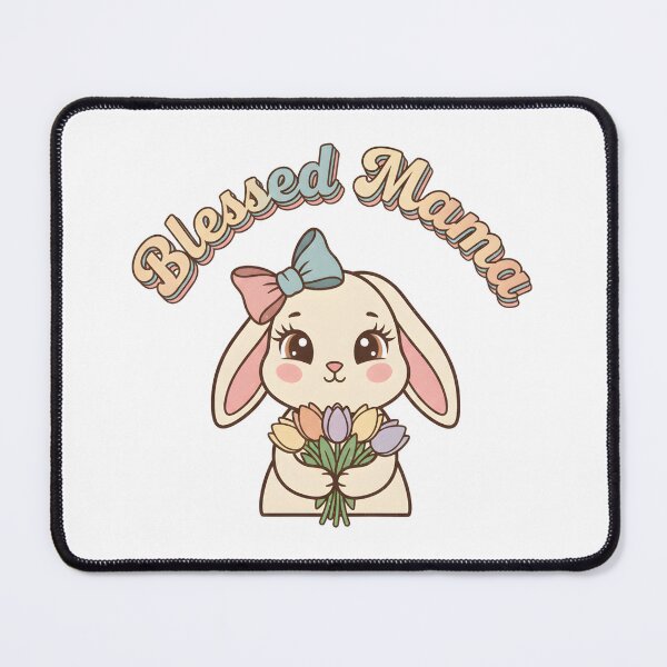 Item preview, Blessed Mama Easter Bunny – Vintage Spring designed and sold by DIRTYSKETCHH.