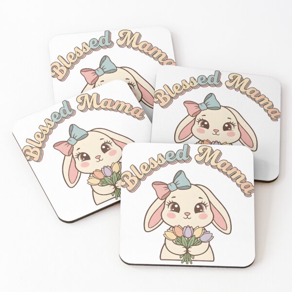Item preview, Blessed Mama Easter Bunny – Vintage Spring designed and sold by DIRTYSKETCHH.