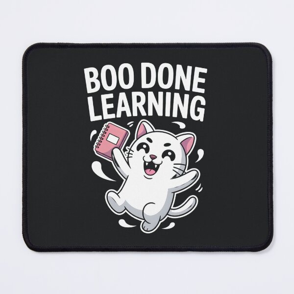 Item preview, Boo Done Learning – Funny Graduation Cat designed and sold by Taans-Creation.