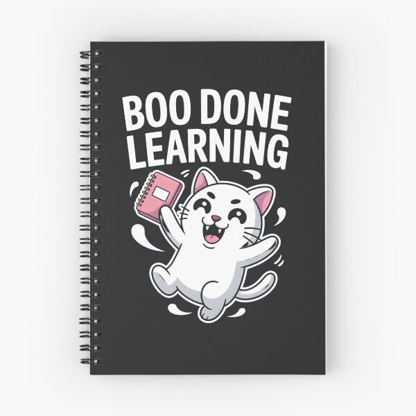 Item preview, Boo Done Learning – Funny Graduation Cat designed and sold by Taans-Creation.