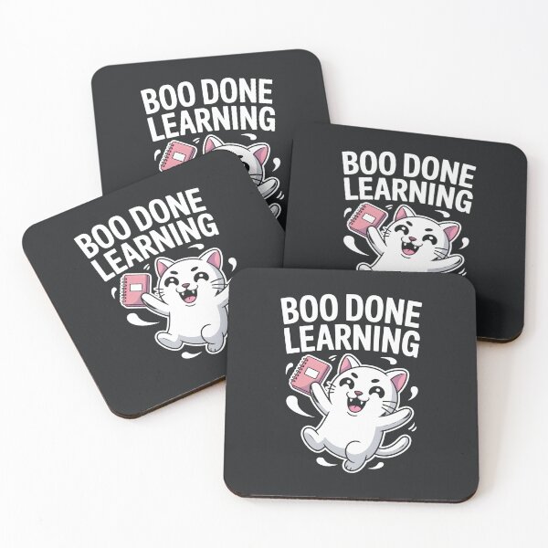 Item preview, Boo Done Learning – Funny Graduation Cat designed and sold by Taans-Creation.
