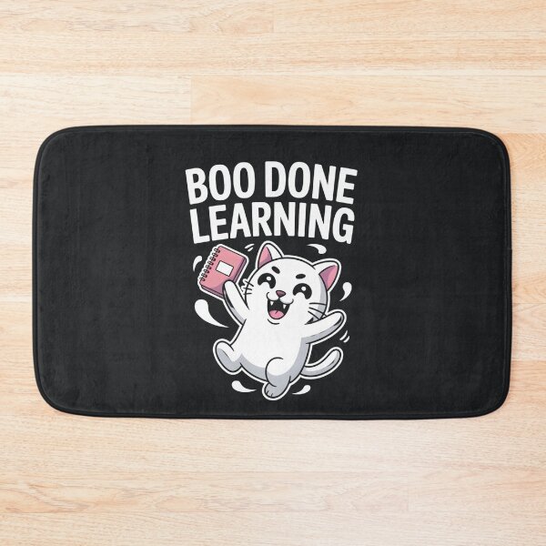 Item preview, Boo Done Learning – Funny Graduation Cat designed and sold by Taans-Creation.