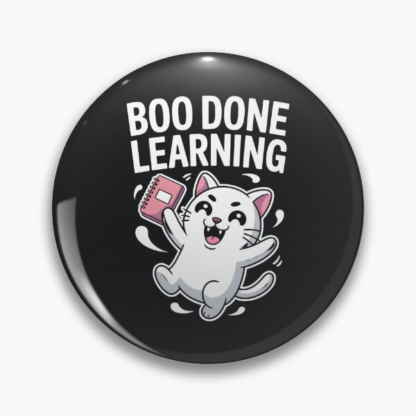 Item preview, Boo Done Learning – Funny Graduation Cat designed and sold by Taans-Creation.