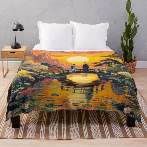 Item preview, Golden Hour at Lotus Bridge designed and sold by StudioKansai.