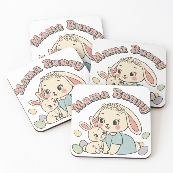 Item preview, Mama Bunny Retro Easter Shirt – Vintage Cute Mom Rabbit designed and sold by DIRTYSKETCHH.