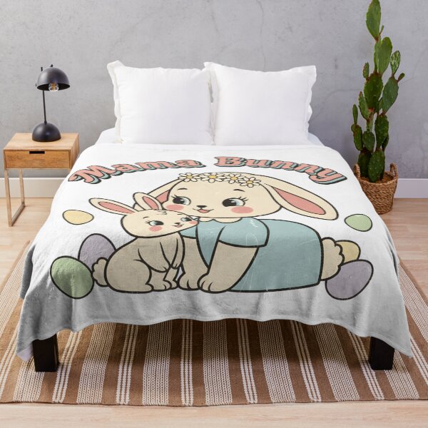 Item preview, Mama Bunny Retro Easter Shirt – Vintage Cute Mom Rabbit designed and sold by DIRTYSKETCHH.
