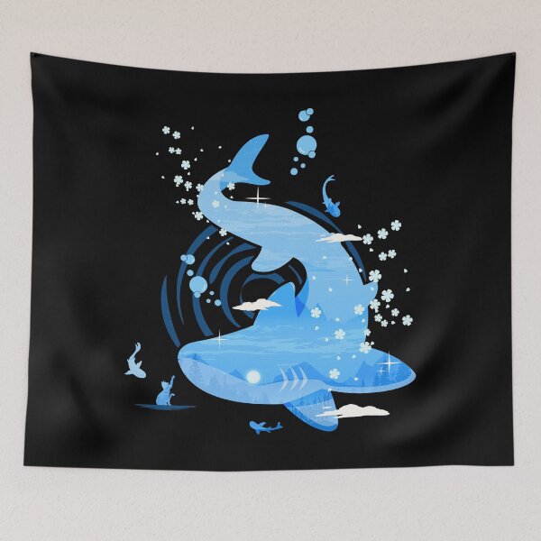 Item preview, The Cat and the Megalodon designed and sold by virgiaone.