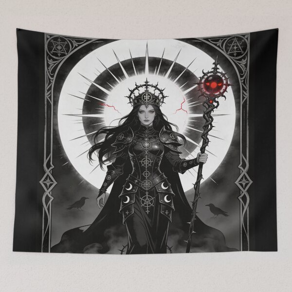 Item preview, Dark Tarot Empress – Medieval Witch Queen Gothic Tarot designed and sold by DarkMedieval.