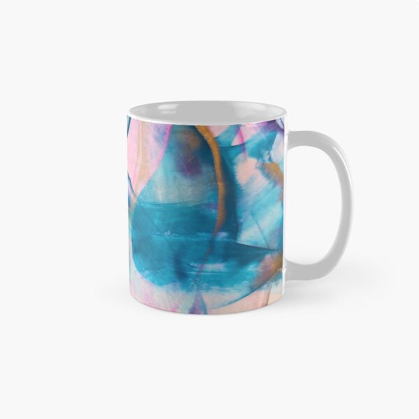 Item preview, Luminous Currents – Blue Abstract With Magenta and Gold Energy designed and sold by McKay Edition.