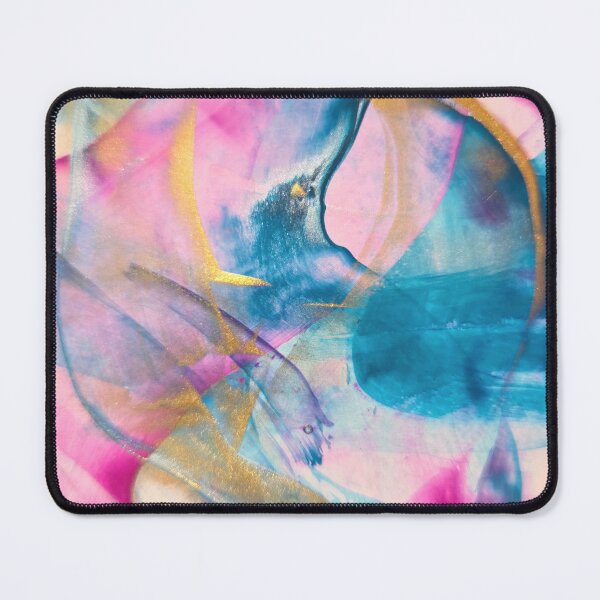 Item preview, Luminous Currents – Blue Abstract With Magenta and Gold Energy designed and sold by McKay Edition.