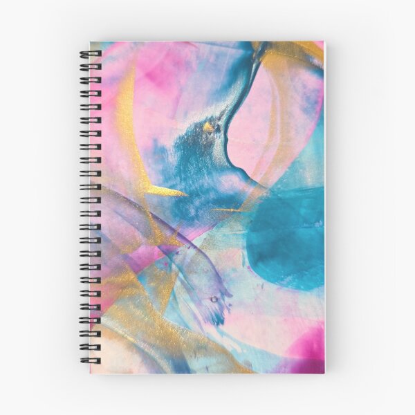 Item preview, Luminous Currents – Blue Abstract With Magenta and Gold Energy designed and sold by McKay Edition.