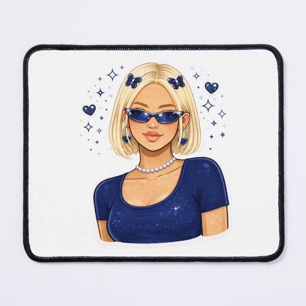 Item preview, pop y2k girlie navy blue designed and sold by BudgetsbyB.
