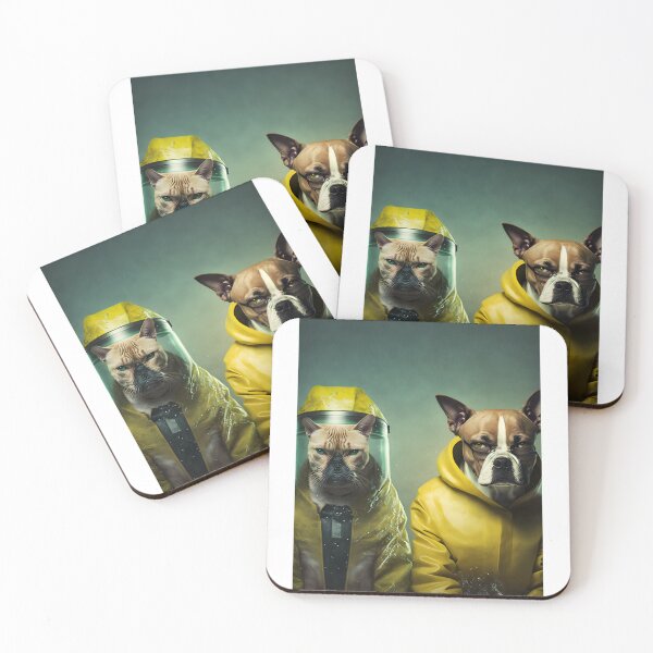 Item preview, Dogs in Lab Coats - Scientific Thriller Style Design designed and sold by Hipatye26.