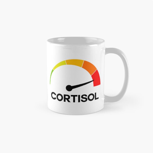 Item preview, Funny Cortisol High Level Stress Meter Meme – Anxiety & Burnout Humor Design designed and sold by artworkathome.