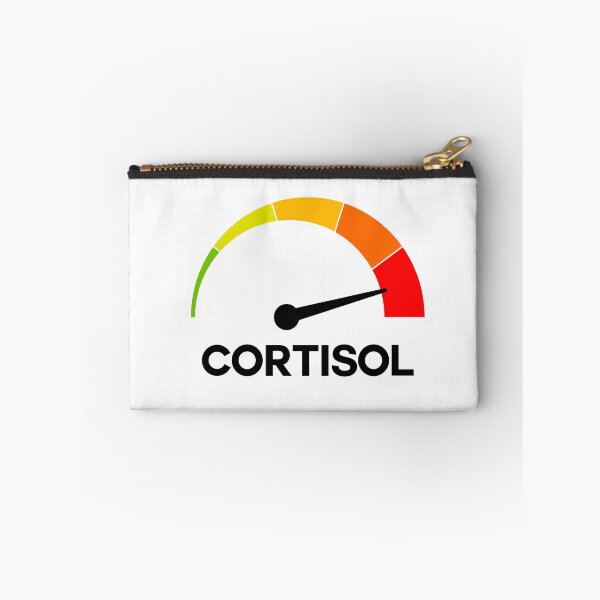 Item preview, Funny Cortisol High Level Stress Meter Meme – Anxiety & Burnout Humor Design designed and sold by artworkathome.