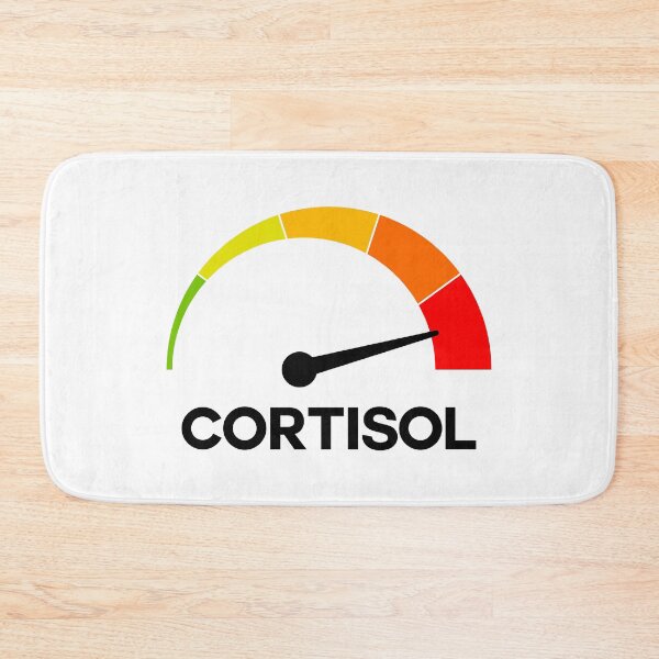 Item preview, Funny Cortisol High Level Stress Meter Meme – Anxiety & Burnout Humor Design designed and sold by artworkathome.