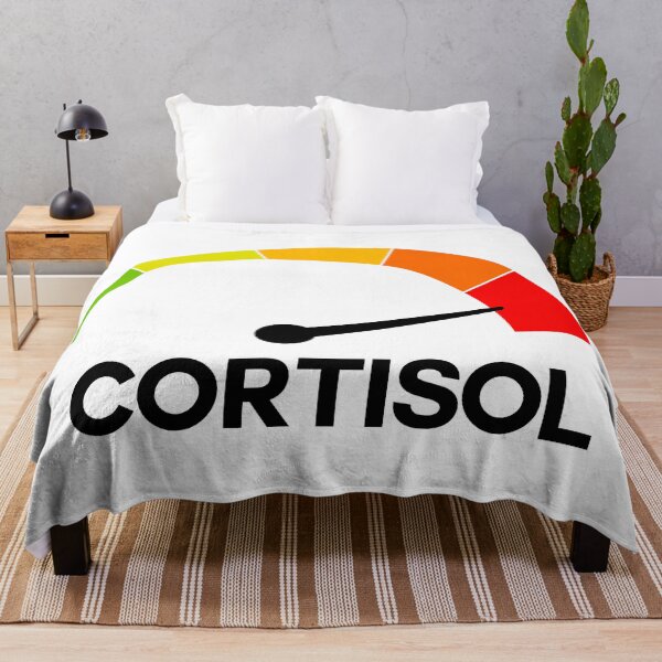 Item preview, Funny Cortisol High Level Stress Meter Meme – Anxiety & Burnout Humor Design designed and sold by artworkathome.